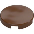 LEGO Reddish Brown Tile 2 x 2 Round with Bottom Stud Holder (14769)