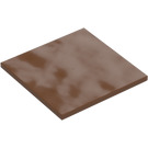 LEGO Reddish Brown Tile 6 x 6 with Bottom Tubes (10202)