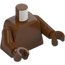 LEGO Rötliches Braun Torso mit Arme und Hände (73403 / 76382)