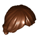 LEGO Rötlich-braun Tousled Layered Haar (92746)