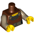 LEGO Reddish Brown Viking Woman Torso (973 / 88585)