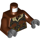 LEGO Reddish Brown Vulture Minifig Torso (973 / 76382)