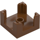 LEGO Roodachtig bruin Muur 2 x 2 x 1 met Knob (3131)