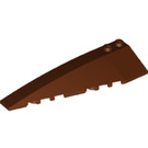LEGO Reddish Brown Wedge 10 x 3 x 1 Double Rounded Left (50955)
