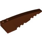 LEGO Reddish Brown Wedge 10 x 3 x 1 Double Rounded Right (50956)