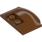 LEGO Reddish Brown Wedge 3 x 4 x 0.7 with Recess (93604)