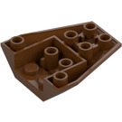 LEGO Reddish Brown Wedge 4 x 4 Triple Inverted with Reinforced Studs (13349)