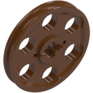 LEGO Reddish Brown Wedge Belt Wheel (4185 / 49750)