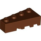 LEGO Rötlich-braun Keil Backstein 2 x 4 Links (41768)
