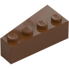 LEGO Reddish Brown Wedge Brick 2 x 4 Right (41767)