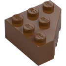 LEGO Reddish Brown Wedge Brick 3 x 3 without Corner (30505)