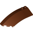 LEGO Reddish Brown Wedge Curved 3 x 8 x 2 Left (41750 / 42020)