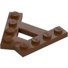 LEGO Reddish Brown Wedge Plate 1 x 4 A-Frame (45°) (15706)