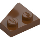 LEGO Reddish Brown Wedge Plate 2 x 2 Wing Right (24307)