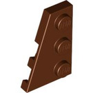 LEGO Reddish Brown Wedge Plate 2 x 3 Wing Left (43723)