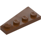 LEGO Reddish Brown Wedge Plate 2 x 4 Wing Right (41769)