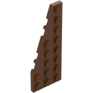 LEGO Reddish Brown Wedge Plate 3 x 8 Wing Left (50305)