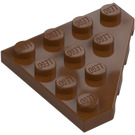 LEGO Reddish Brown Wedge Plate 4 x 4 Corner (30503)