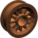 LEGO Reddish Brown Wheel Centre Spoked Small (30155)