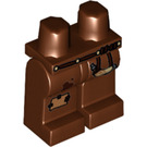 LEGO Reddish Brown Wiley Fusebot Minifigure Hips and Legs (3815 / 16297)