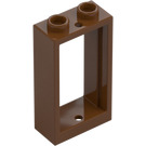 LEGO Reddish Brown Window Frame 1 x 2 x 3 without Sill (3662 / 60593)