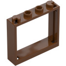 LEGO Reddish Brown Window Frame 1 x 4 x 3 (60594)