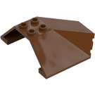 LEGO Reddish Brown Windscreen 6 x 6 x 2 (35331 / 87606)