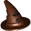 LEGO Reddish Brown Wizard Hat with Sorting Hat with Smooth Surface (6131 / 92825)