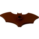 LEGO Reddish Copper Bat shield wide with stud