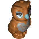 LEGO Reddish Copper Owl with Silver Patches and Turquoise Beak (67888 / 67895)