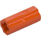 LEGO Reddish Orange Axle Connector (Smooth with 'x' Hole) (59443)