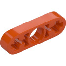 LEGO Reddish Orange Beam 3 x 0.5 Thin with Axle Holes (6632 / 65123)