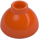 LEGO Roodachtig oranje Steen 1.5 x 1.5 x 0.7 Rond Dome Hoed (37840)