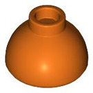 LEGO Rötlich orange Backstein 1.5 x 1.5 x 0.7 Runden Dome Hut (37840)