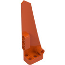 LEGO Rødlig orange buet Panel 5 Venstre (64681)