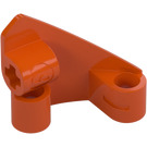 LEGO Rødlig orange buet Panel 9 Venstre  (2395)