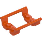 LEGO Rötliches Orange Schiene 2 x 4 (80562)