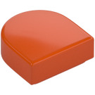 LEGO Reddish Orange Tile 1 x 1 Half Oval (24246 / 35399)