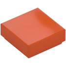 LEGO Reddish Orange Tile 1 x 1 with Groove (3070 / 30039)