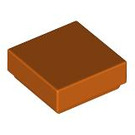 LEGO Rötlich orange Fliese 1 x 1 mit Nut (3070 / 30039)