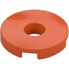 LEGO Reddish Orange Tile 2 x 2 Round with Hole in Center (15535)