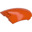 LEGO Reddish Orange Windscreen 6 x 8 x 2 with Cut Out (5274)