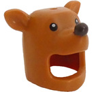 LEGO Reindeer Costume Head Cover with Dark Brown Nose