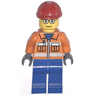 LEGO Repairman avec Orange jacket Figurine