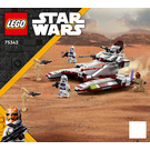 LEGO Republic Fighter Tank Set 75342 Instructions