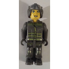 LEGO Res-Q Worker mit Open Helm und Breit Smile Minifigur