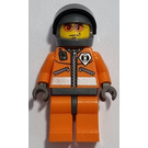 LEGO Rescue Chopper Pilot 1 (Dark Gray Hands) Minifigure