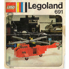 LEGO Rescue Helicopter Set 691 Instructions