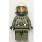 LEGO Rescue Worker med Sikkerhedshjelm, Breathing Tank, og Luft Slange Minifigur