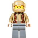 LEGO Resistance Trooper med Mørkebrun Jakke og Rynke panden  Minifigur